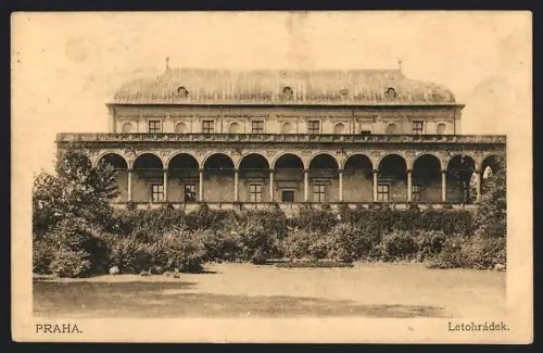 AK Prag / Praha, Letohrádek královny Anny