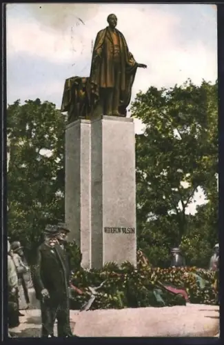 AK Prag / Praha, Wilson-Denkmal
