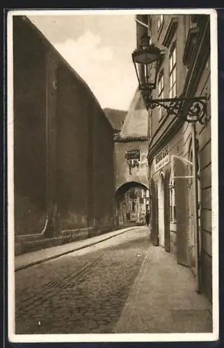 AK Prag / Praha, Prager Winkel, Vejvodagasse