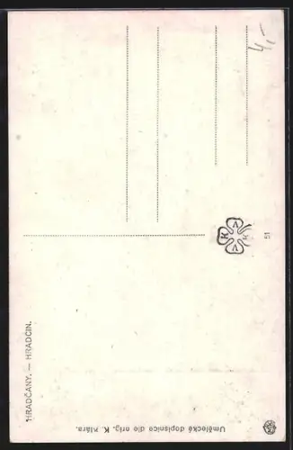 AK Prag / Praha, Blick zum Hradschin