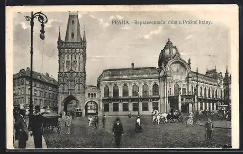AK Prag / Praha, Repraesentacni dum u Prasné brány
