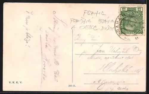 AK Prag / Praha, Repraesentacni dum u Prasné brány