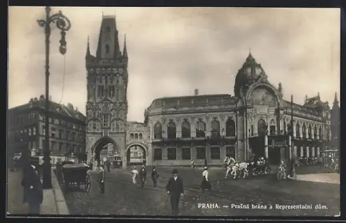 AK Prag / Praha, Prasna brána a Representacni dum