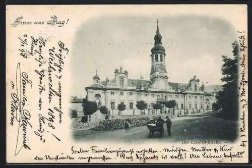 AK Prag / Praha, Die Loretto-Kirche