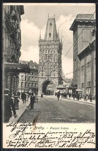 AK Prag / Praha, Prasná brána