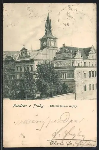 AK Prag / Praha, Staromestske mlyny