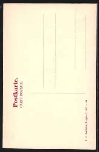 AK Prag / Praha, Kampa-Insel aus der Vogelschau