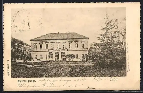 AK Prag / Praha, Zofin, Byvala Praha