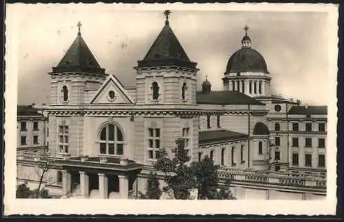 AK Prag / Praha, Dejvice Seminar aus der Vogelschau