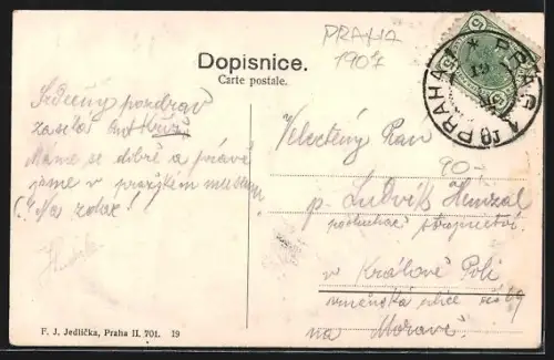 AK Prag / Praha, Museum kral. Ceskeho