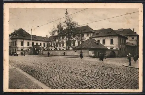 AK Prag / Praha, Tyrsuv dum, celkovy pohled z Ujezda