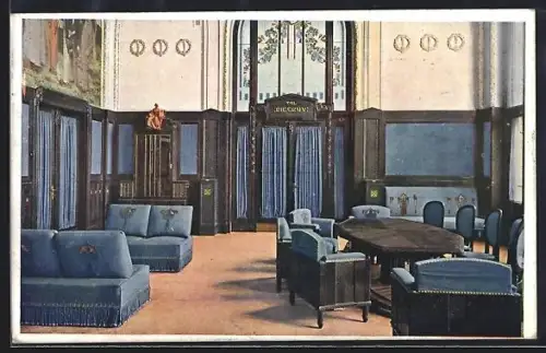 AK Prag / Praha, Obecni Dum u Prasne veze v Praze, Salon Riegruv