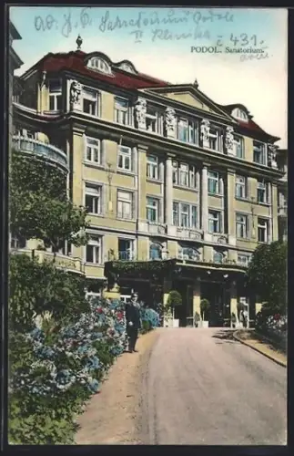 AK Prag / Praha, Podol, Sanatorium
