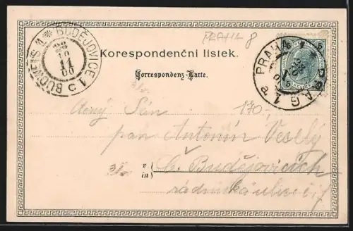 Lithographie Prag / Praha, Théatre Variété, Innenansicht, Logen und Foyer