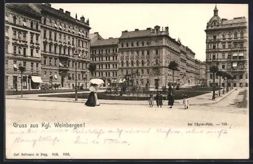 AK Prag / Praha, Fügner-Platz