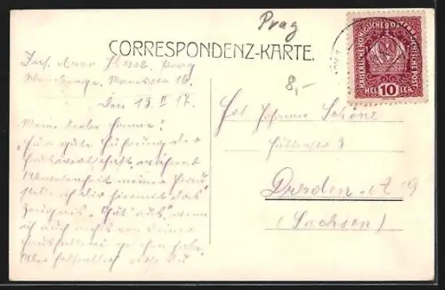 AK Prag / Praha, Fügner-Platz