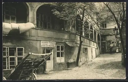 AK Prag / Praha, Loggien im Konvikt