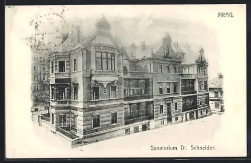 AK Prag / Praha, Sanatorium Dr. Schneider