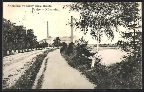 AK Káraný, Spolecne vodarny kral. hlav. mesta Prahy v Karanem