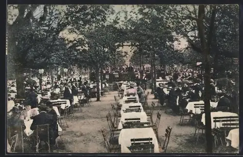 AK Prag / Praha, Restaurace Riegrovy sady