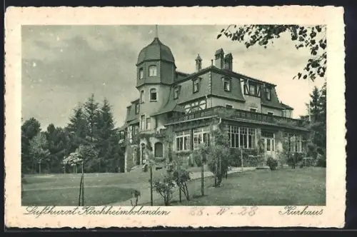 AK Kirchheimbolanden, Blick auf das Kurhaus