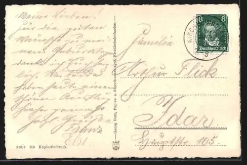 AK Kirchheimbolanden, Blick auf das Kurhaus