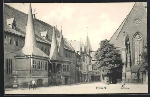 AK Einbeck, Partie am Rathaus