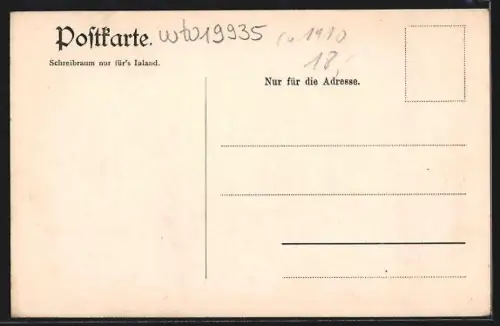 AK Linse an der Weser, Ortsansicht im Tal