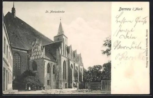 AK Bernau i. Mark, St. Marienkirche