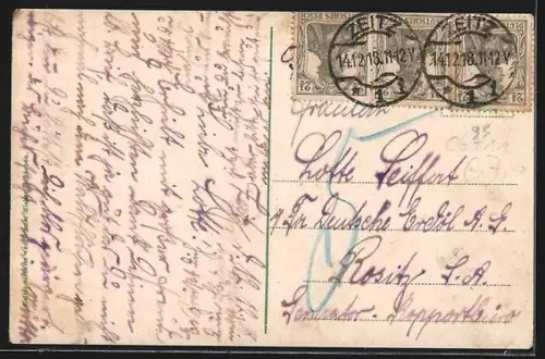 AK Zeitz, Altmarkt und Rathaus