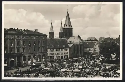 AK Kaiserslautern, Marktplatz und Stiftskirche