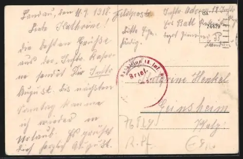 AK Landau i. Pfalz, Ostbahnstrasse