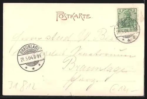 AK Pyrmont, Partie am Kaiserplatz