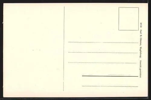 AK Gotha, Arnoldiplatz, Rathaus