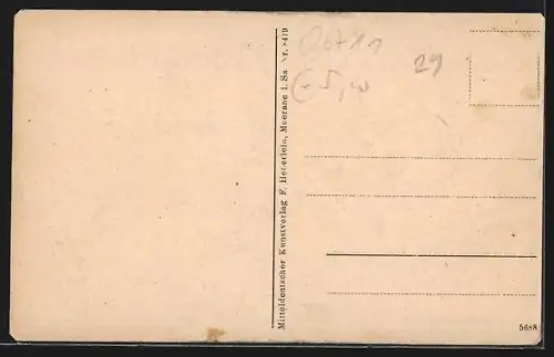 AK Zeitz, Markt mit Finkgräfebrunnen und Schule