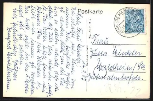 AK Waldrogäsen, Lesezimmer des Genesungsheims