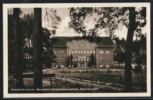 AK Lubmin, Recihsbahn-Kindererholungsheim Ernst Kamieth