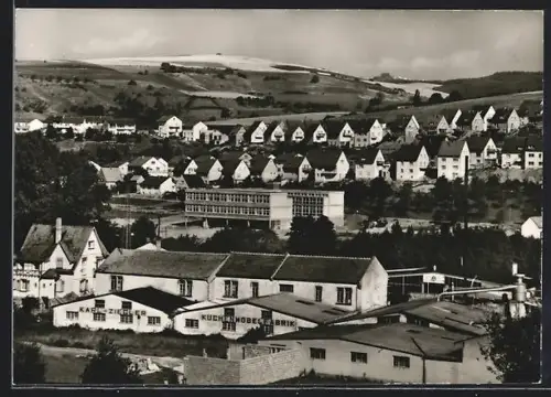 AK Rockenhausen /Pfalz, Teilansicht, Realschule, Küchenmöbelfabrik
