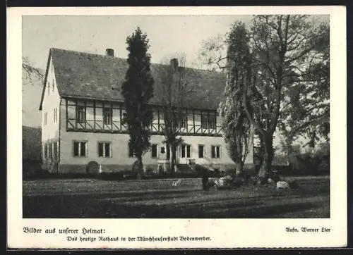 AK Bodenwerder, Rathaus der Münchhausenstadt