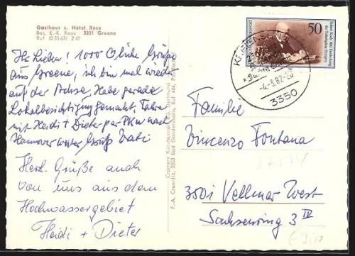 AK Greene, Gasthaus Rose, Bes. E.-K. Rose