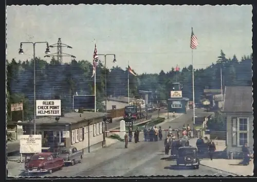 AK Helmstedt, Allied Check Point, Zonengrenze