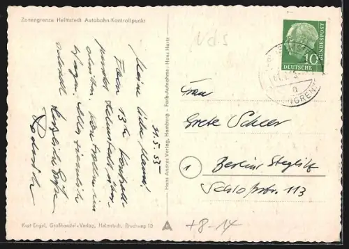 AK Helmstedt, Allied Check Point, Zonengrenze