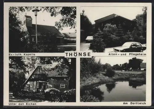 AK Thönse, Ev.-luth. Kapelle, Alten- und Pflegeheim, Unter den Eichen, Am Dorfteich