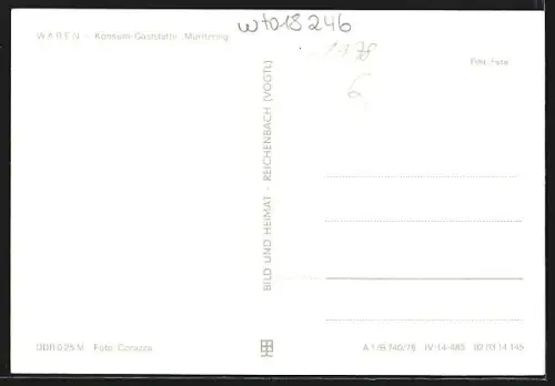 AK Waren, Konsum-Gaststätte Müritzring