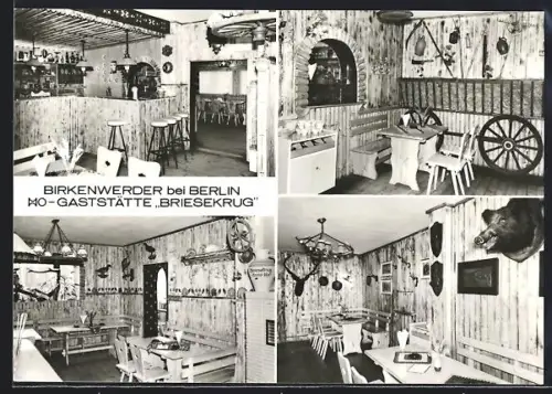 AK Birkenwerder bei Berlin, HO-Gaststätte Briesekrug
