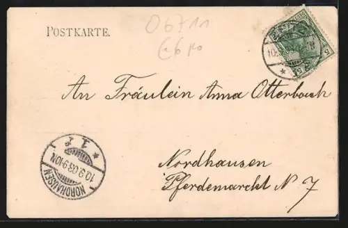 AK Zeitz, Stadtansicht aus der Vogelschau