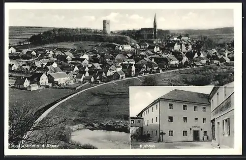 AK Bad Abbach a. d. Donau, Ortsansicht, Kurhaus