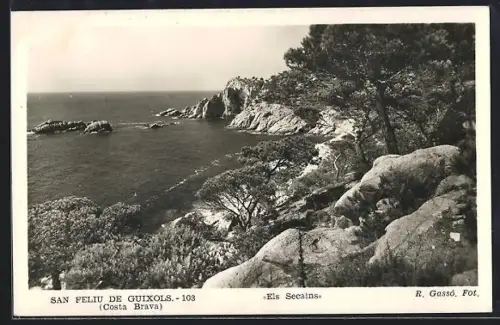 AK San Feliu de Guixols /Costa Brava, Els Secains