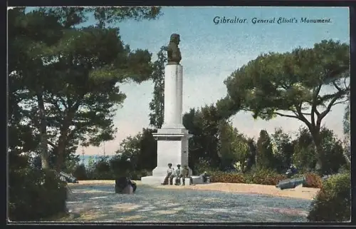 AK Gibraltar, General Eliott`s Monument, Cannons