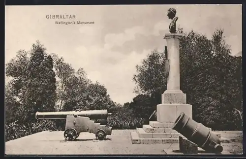 AK Gibraltar, Wellington`s Monument, Kanone, Mörser
